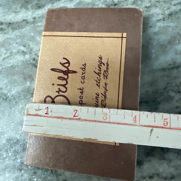 Vintage Briefs Post Cards genuine etchings by Richardson Rome - Picture 16 of 16